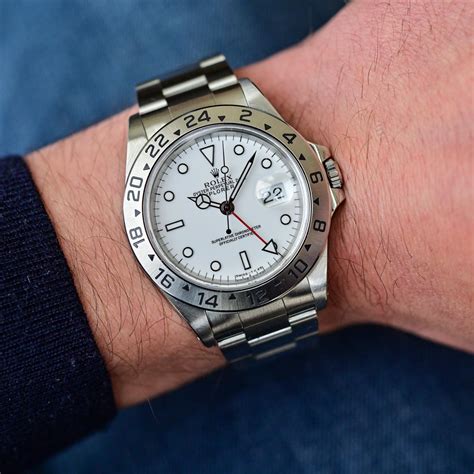 rolex explorer white face|rolex explorer ii polar.